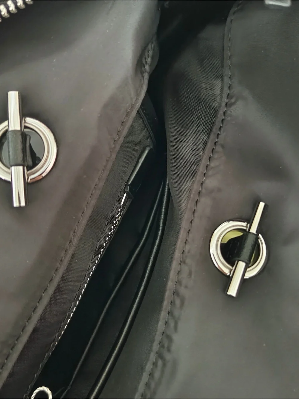 Tory Burch Black Logo Chain-Strap Tote